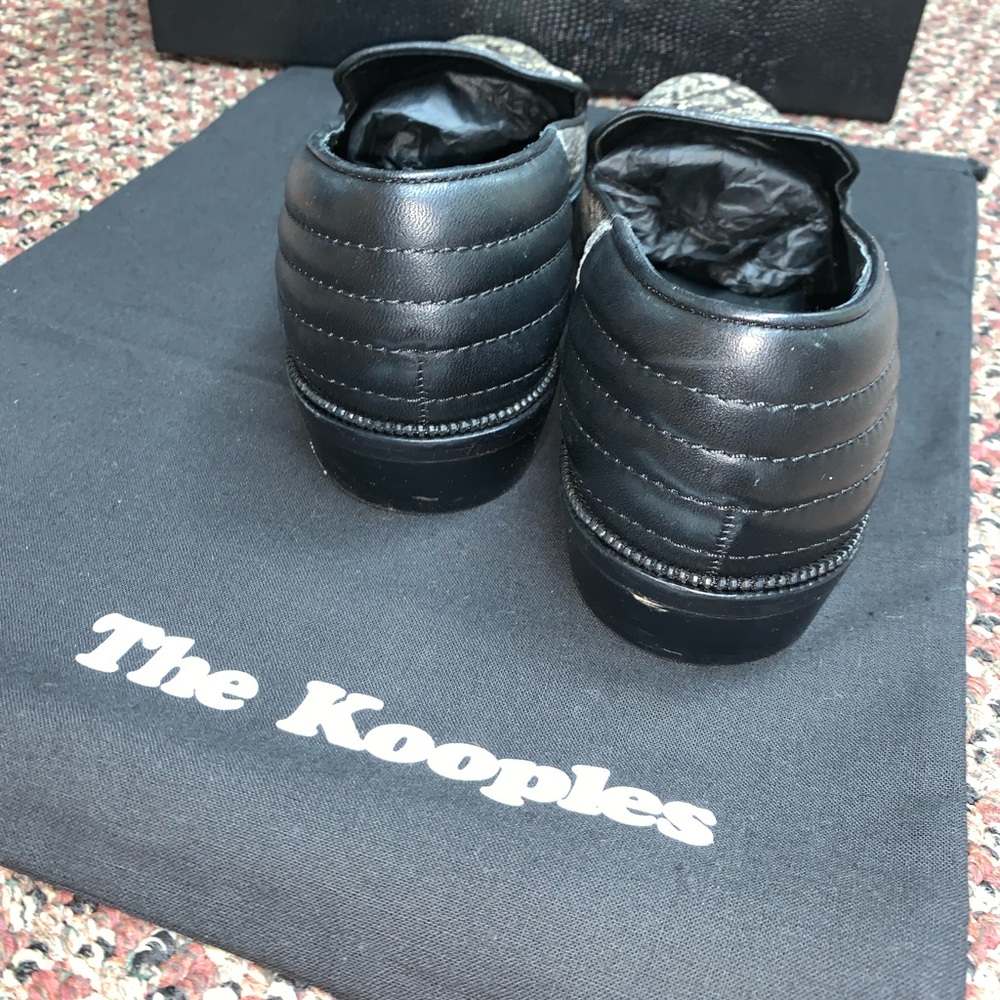 The Kooples Leather Python Loafers - Picture 4 of 8
